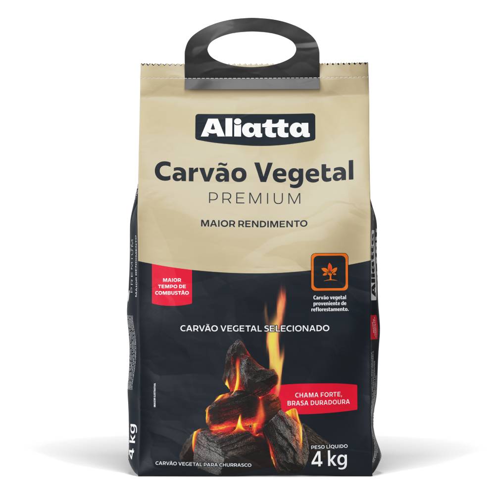 Carvão Vegetal Aliatta Premium 4kg