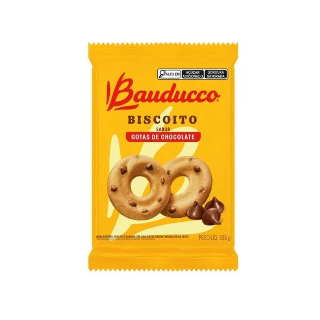 Biscoito Bauducco Leite com Gotas de Chocolate 335g