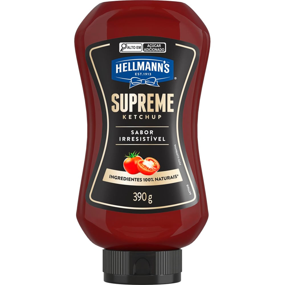 Ketchup Hellmann¿s Supreme 390g Squeeze Edição NBA