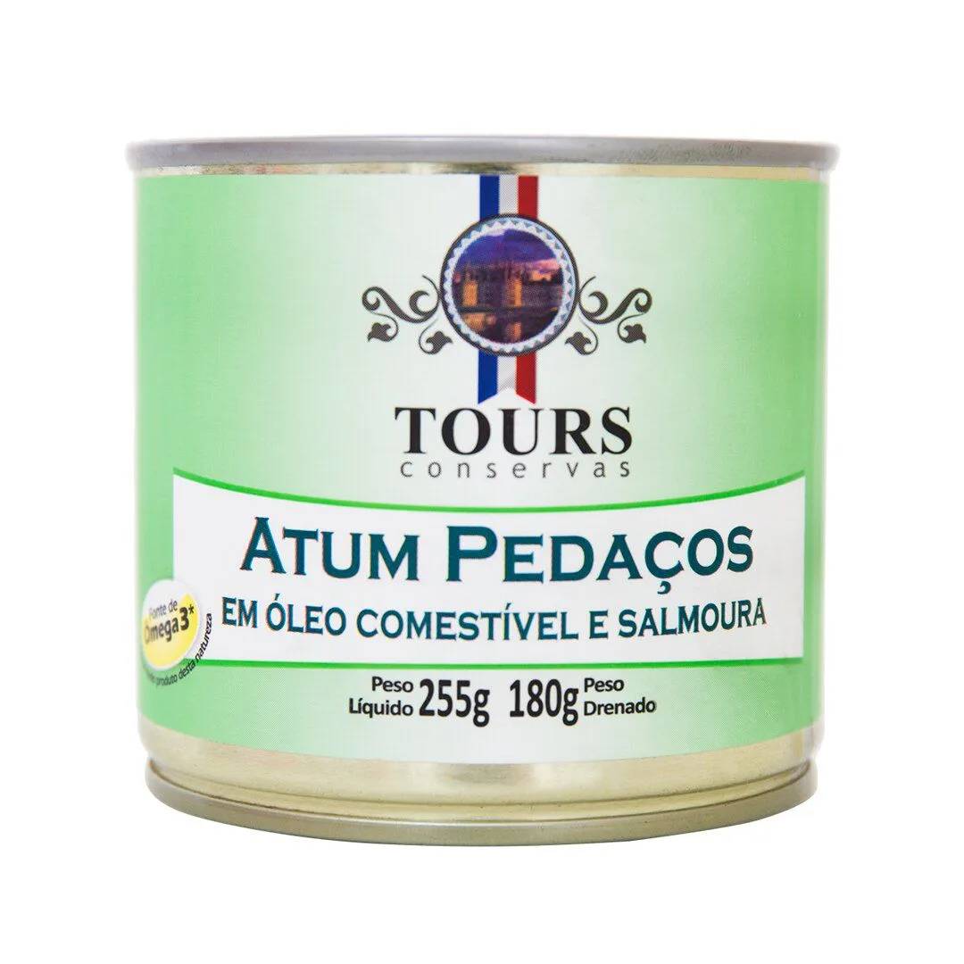 Atum em Pedaços Tours ao Óleo 255g Lata